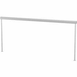 Koncept SF1-46-19-3500-SIL-THR-NCU Sobre Contemporary Silver LED 46" Table Lamp / Craft Lamp