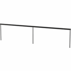 Koncept SF1-46+46-19-3500-MBK-THR-NCU Sobre Modern Metallic Black LED 92" Table Lamp / Desk Lamp
