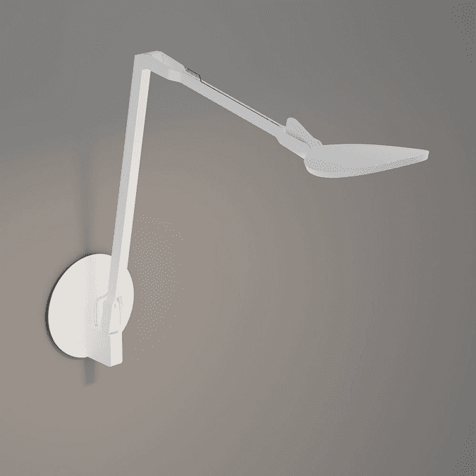 Koncept SPYWMWTRCHHWS Splitty Modern Matte White LED Reach Hardwire