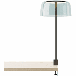 Koncept YUC-SW-MTB-2CF+SBLU Yurei Modern Matte Black LED Table Light