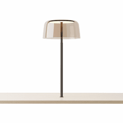 Koncept YUC-SW-MTB-THR+STEA Yurei Contemporary Matte Black LED Table Top Lamp