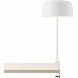 Koncept YUC-SW-MWT-2CF+MMWT Yurei Contemporary Matte White LED Table Top Lamp