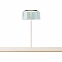 Koncept YUC-SW-MWT-THR+SBLU Yurei Contemporary Matte White LED Table Light