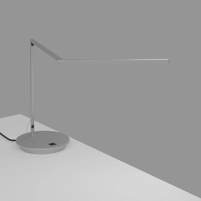 Koncept ZBD3000-SIL-PWD Z-Bar Gen 4 Contemporary Silver LED Power Base ...