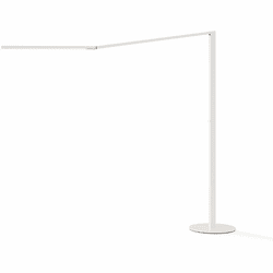 Koncept ZBF6000-SW-MWT Z-Bar Gen 4 Contemporary Matte White LED Floor Lamp