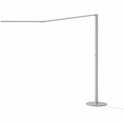 Koncept ZBF6000-SW-SIL Z-Bar Gen 4 Contemporary Silver LED Floor Lighting