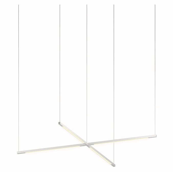 Koncept ZBP16CSSWSILCNP ZBar Pendant Contemporary Silver LED