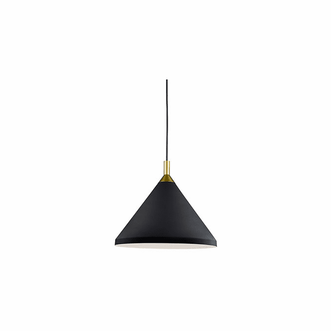 Kuzco 492814-BK-GD Dorothy Modern Black / Gold 14" Drop Ceiling Lighting