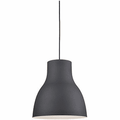 Kuzco 494216-BK Cradle Black 16" Hanging Lamp