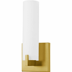 Kuzco 601484BG-LED Elizabeth Modern Brushed Gold LED Wall Lamp