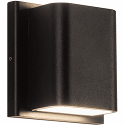Kuzco AT48426-BK-UNV-3CCT Tolan Contemporary Black LED Wall Light Fixture