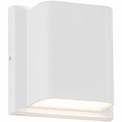 Kuzco AT48426-WH-UNV-3CCT Tolan Contemporary White LED Sconce Lighting