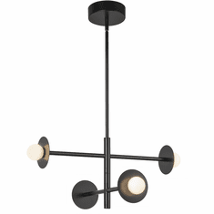 Kuzco CH15504-BK-UNV Elixir Modern Black LED Mini Lighting Chandelier