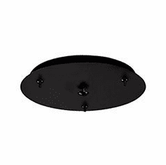 Kuzco CNP03AC-BK Multi-Port Canopy Black 3 Port Canopy