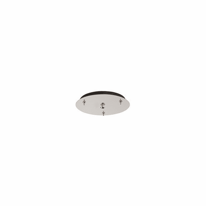 Kuzco CNP03AC-BN Multi-Port Canopy Brushed Nickel 3 Port Canopy