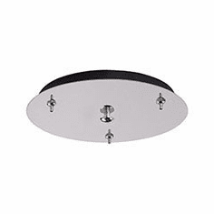 Kuzco CNP03AC-CH Multi-Port Canopy Chrome 3 Port Canopy