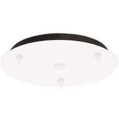 Kuzco CNP03AC-WH Multi-Port Canopy White 3 Port Canopy