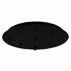 Kuzco CNP05AC-BK Multi-Port Canopy Black 5 Port Canopy