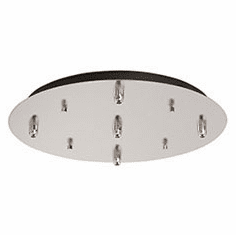 Kuzco CNP05AC-BN Multi-Port Canopy Brushed Nickel 5 Port Canopy