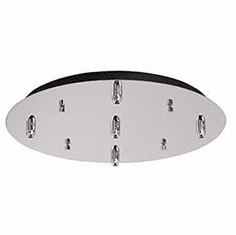 Kuzco CNP05AC-CH Multi-Port Canopy Chrome 5 Port Canopy