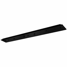 Kuzco CNP06AC-BK Multi-Port Canopy Black 6 Port Canopy