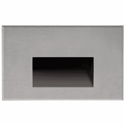 Kuzco ER3003-ST Sonic Contemporary Line Voltage Stainless Steel Indoor / Outdoor Step Light