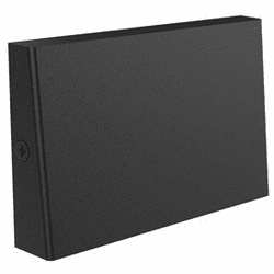 Kuzco ER30103-BK Roto Contemporary Line Voltage Black Indoor / Outdoor Step Light