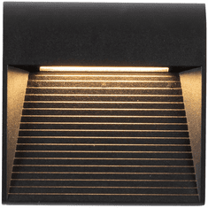Kuzco EW27905-BK Casa Contemporary Black LED Outdoor Step Light