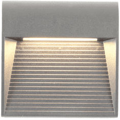 Kuzco EW27905-GY Casa Contemporary Grey LED Outdoor Step Light
