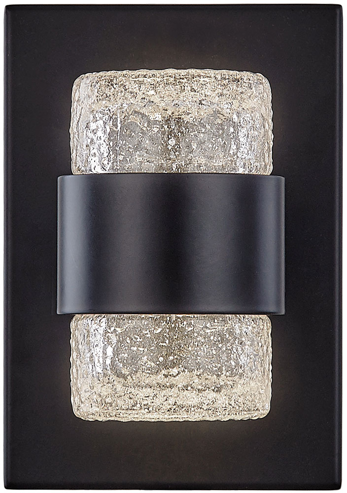 Kuzco EW48208BK Copenhagen Contemporary Black LED Outdoor Wall Light