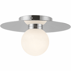 Kuzco FM15510-CH-UNV Elixir Contemporary Chrome LED 10" Overhead Lighting Fixture