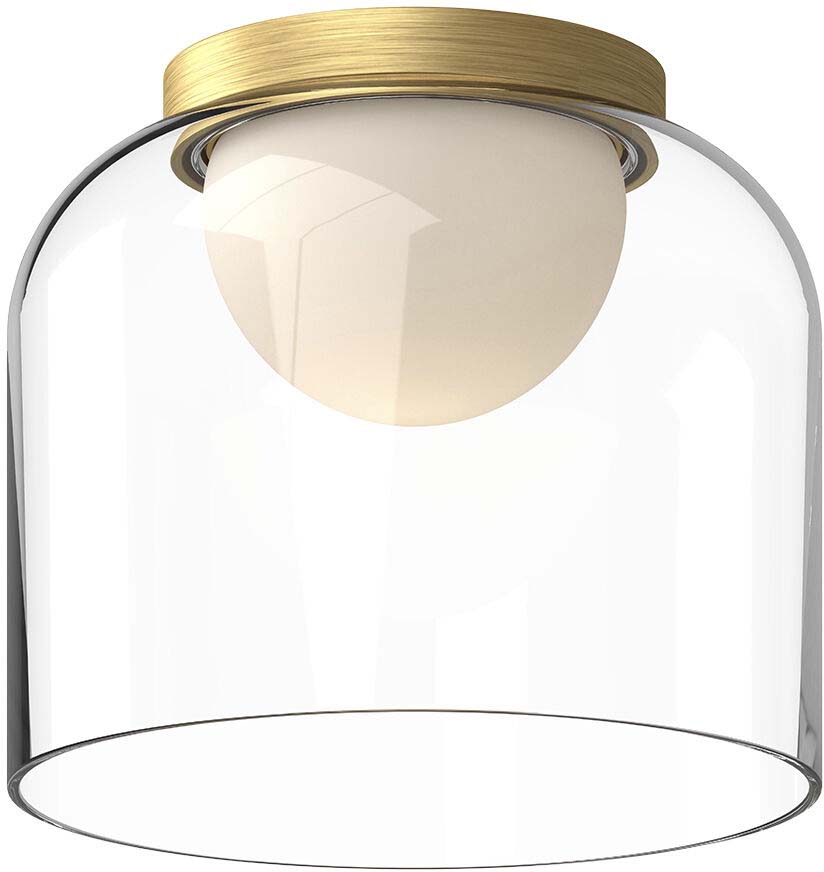 Kuzco FM52508BG/CL Cedar Modern Brushed Gold LED 8" Ceiling Lighting