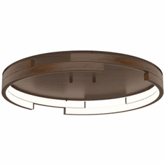 Kuzco FM52719-WT Anello Minor Contemporary Walnut LED Ceiling Lighting Fixture