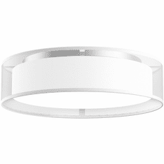 Kuzco FM7916-WOR-5CCT Dalton Modern White Organza LED 16" Flush Lighting