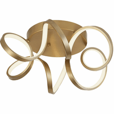 Kuzco FM93820-AN Synergy Contemporary Antique Brass LED Ceiling Light Fixture