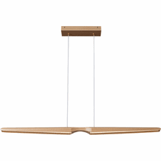 Kuzco LP21647-BW-UNV Dakota Modern Beech Wood LED Kitchen Island Light Fixture