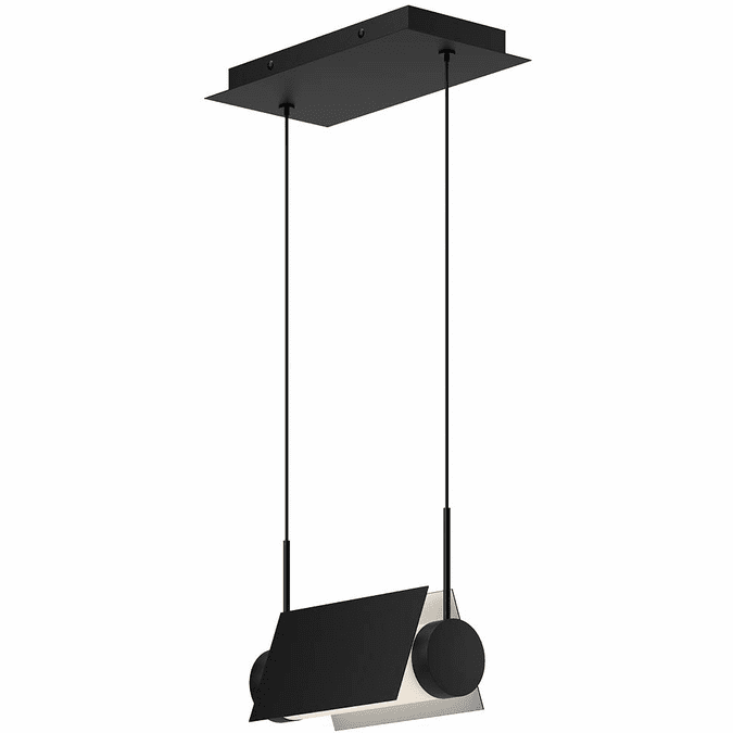 Kuzco LP73510-BK/WH Phoenix Modern Black/White LED Island Lighting