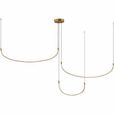 Kuzco MP89370-BG Talis Modern Brushed Gold LED Multi Ceiling Light Pendant