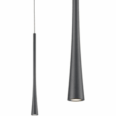 こきゅ G Kuzco PD15816-BK Taper Modern Black LED Mini Ceiling Pendant