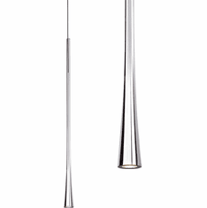 Kuzco PD15816-BK Taper Modern Black LED Mini Ceiling Pendant