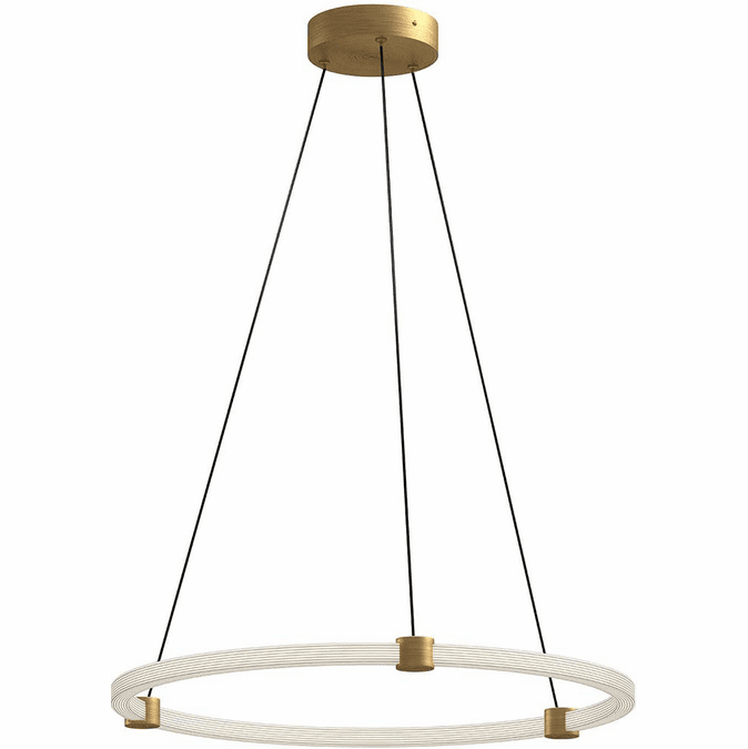 Kuzco PD24724-BG Bruni Modern Brushed Gold LED 24.5" Pendant Lighting