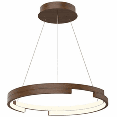 Kuzco PD52719-WT Anello Minor Modern Walnut LED 19" Drop Ceiling Light Fixture