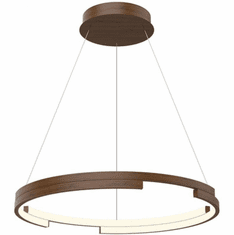 Kuzco PD52724-WT Anello Minor Modern Walnut LED 24" Pendant Light
