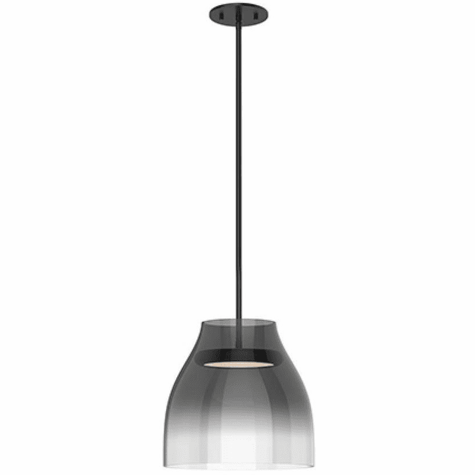 Kuzco PD62012-BK/SM Trinity Contemporary Black LED Mini Pendant Lighting Fixture