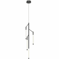 Kuzco PD74738-BK Motif Contemporary Black Mini 28" Ceiling Light Pendant