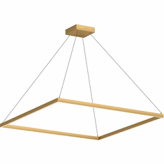 Kuzco PD88148-BG-UNV-010 Piazza Contemporary Brushed Gold LED Hanging Light Fixture