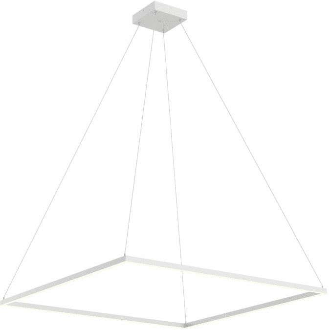Kuzco PD88148-WH-UNV-010 Piazza Modern White LED Hanging Pendant Lighting