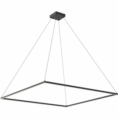 Kuzco PD88160-BK-UNV-010 Piazza Contemporary Black LED Drop Ceiling Lighting