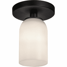 Kuzco SF57704-BK/GO Nola Modern Black Ceiling Light Fixture