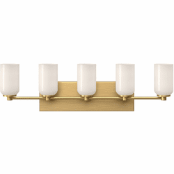 Kuzco VL57732-BG/GO Nola Contemporary Brushed Gold 5-Light Bathroom Light Sconce